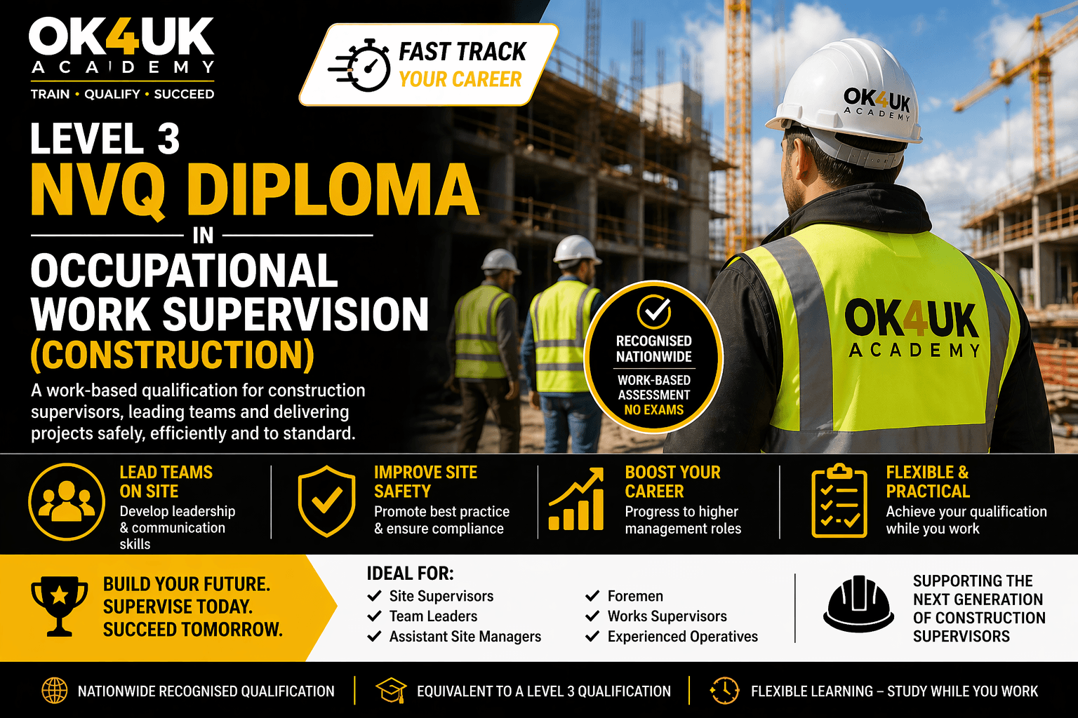 Level 3 NVQ Diploma in Occupational Work Supervision qualification